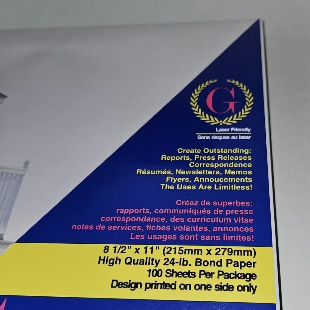 NEW Geopaper Geographics Look Out Lighthouse 8.5x11 Paper 100 Sheets